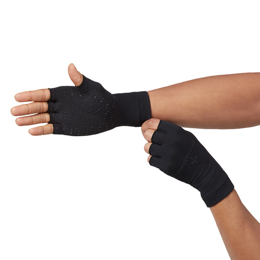 Infrared Half-Finger Compression Gloves